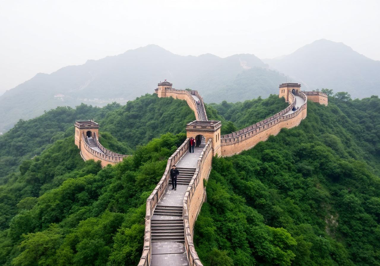 Badaling section of the Great Wall of China in Beijing