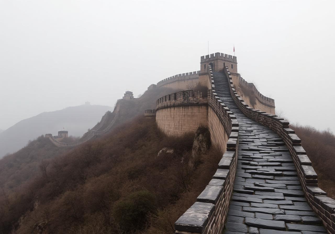 Jinshanling section of the Great Wall of China in Hebei
