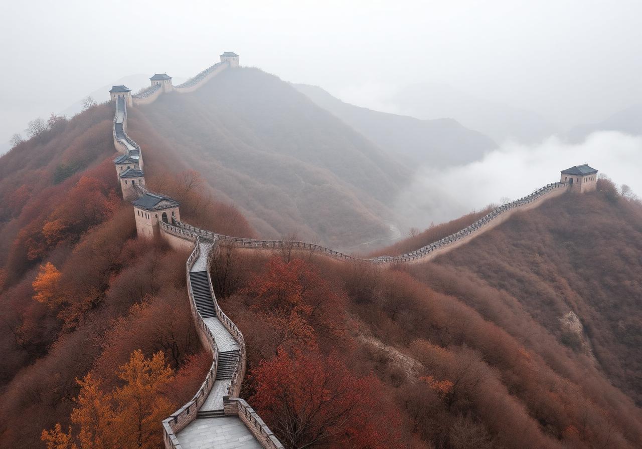 Mutianyu section of the Great Wall of China in Beijing